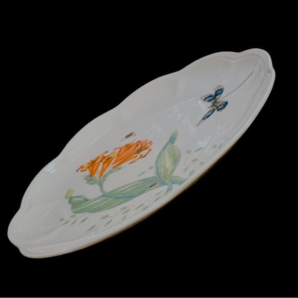 Lenox Butterfly Meadow Dragonfly accent plate. NWT! Very pretty! - Picture 3 of 12